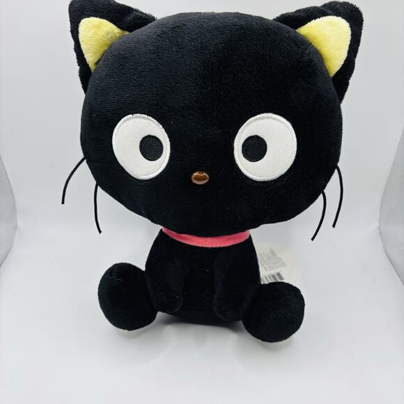 Sanrio Chococat Plush Hello Kitty Cat Pink Collar 2010 RARE - Picture 14 of 14